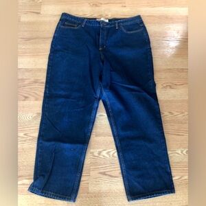 Route 66 Women's Straight Leg Jeans - relaxed fit Dark Blue